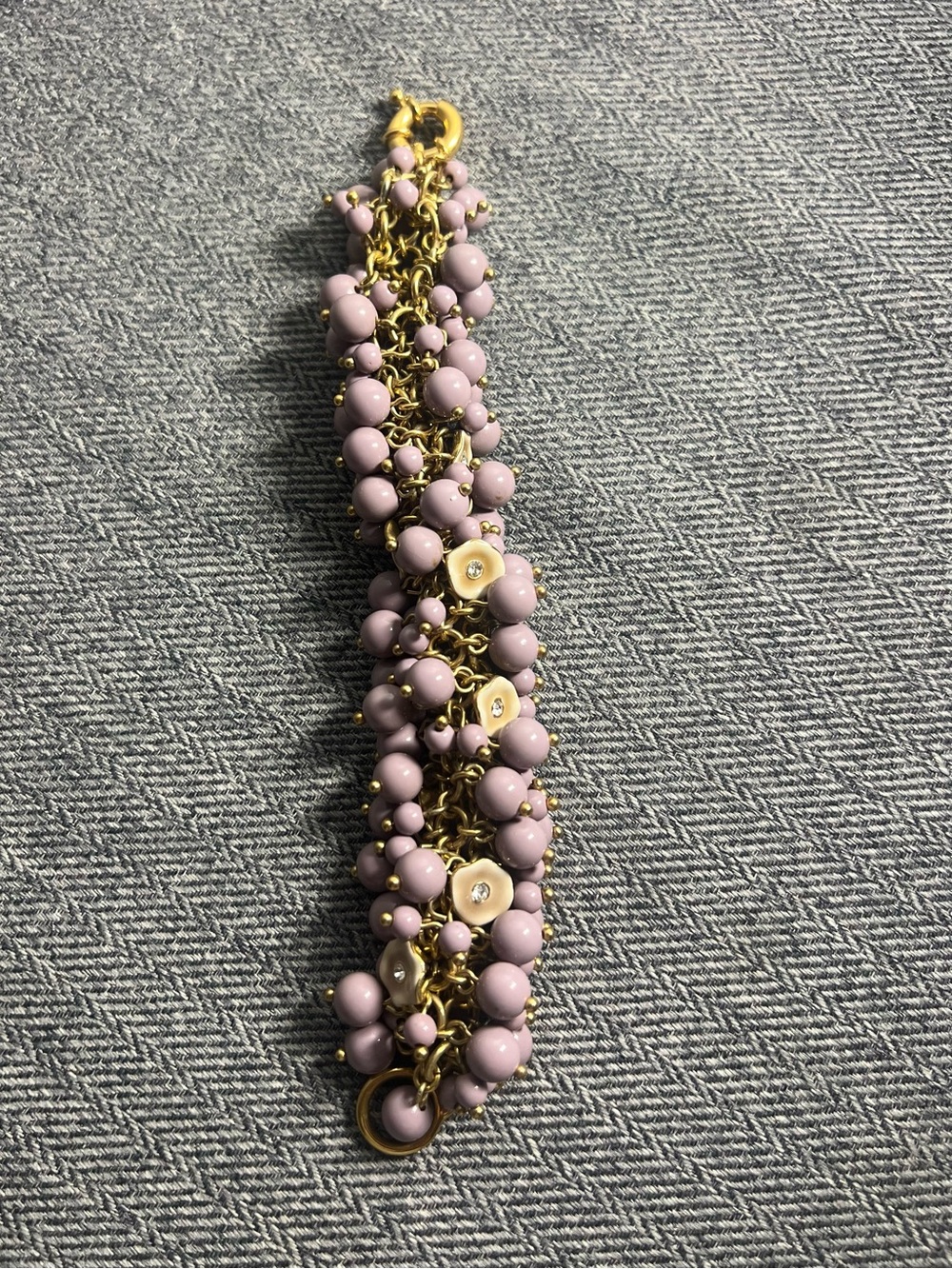 Vintage J.Crew Lavender Cha Cha Bracelet